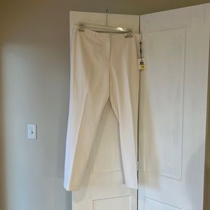 Calvin Klein White Fully Lined Trousers NWT